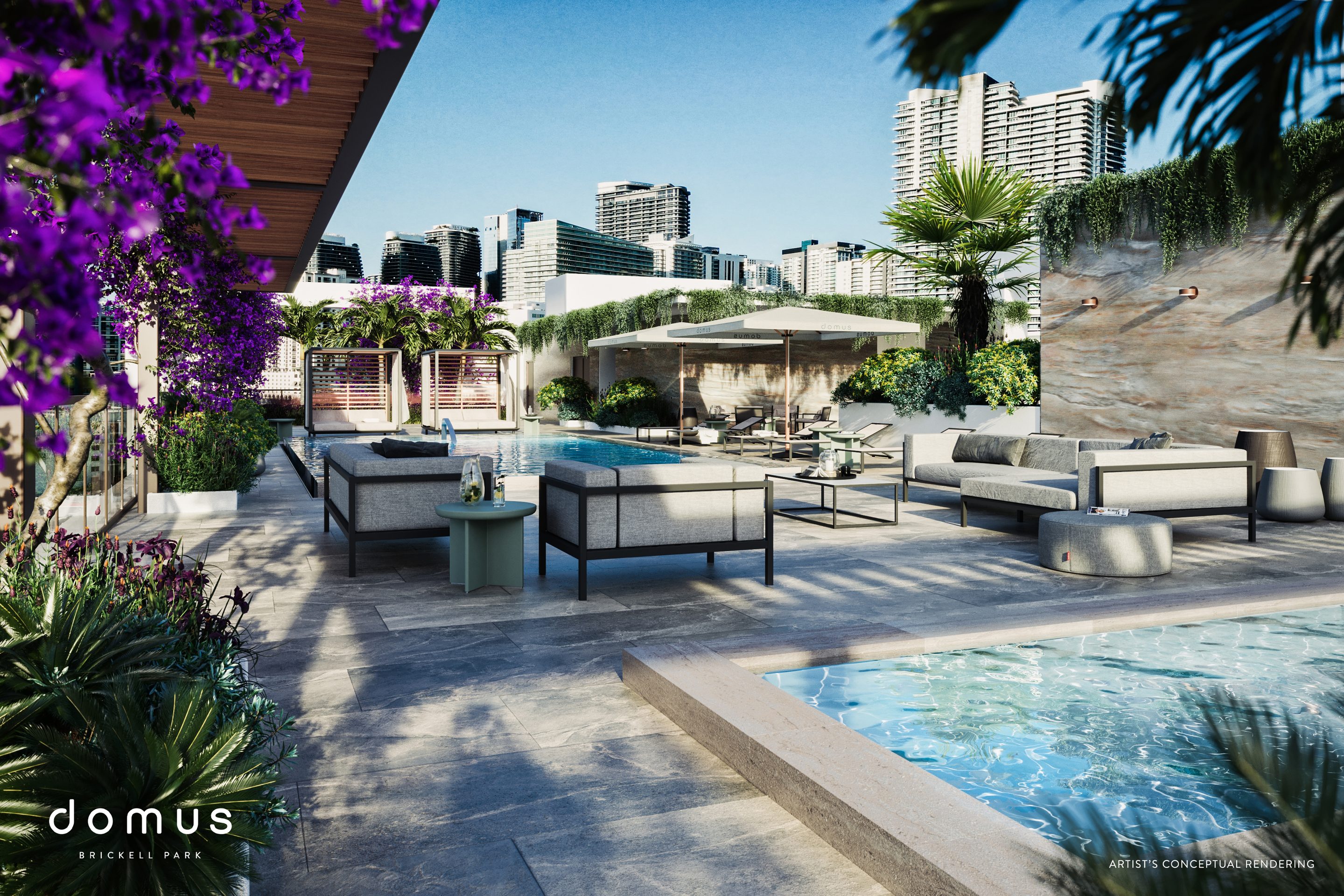Park rooftop pool